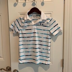 Under Armour, blue and white, Size M